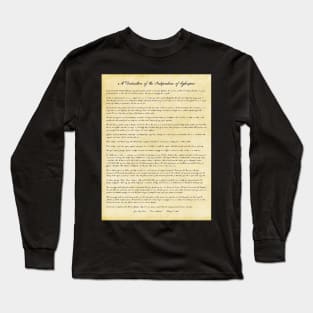 A Declaration of the Independence of Cyberspace Long Sleeve T-Shirt